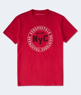 Aero NYC Circle Appliqué Graphic Tee