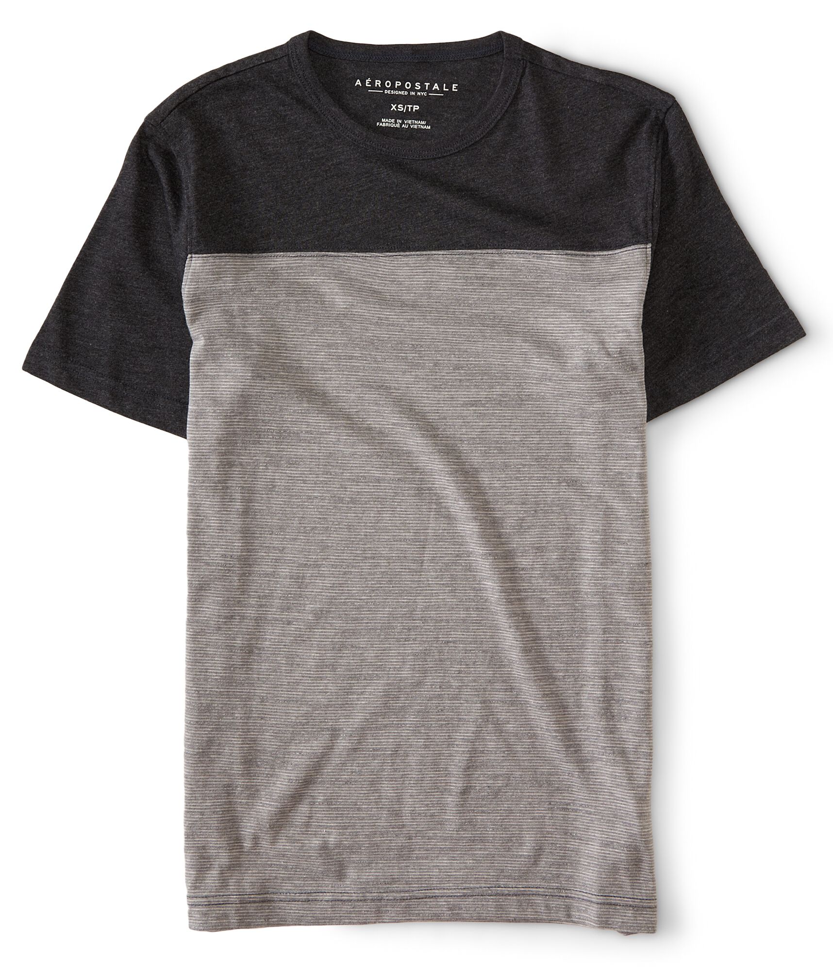 Thin Stripe Colorblock Tee