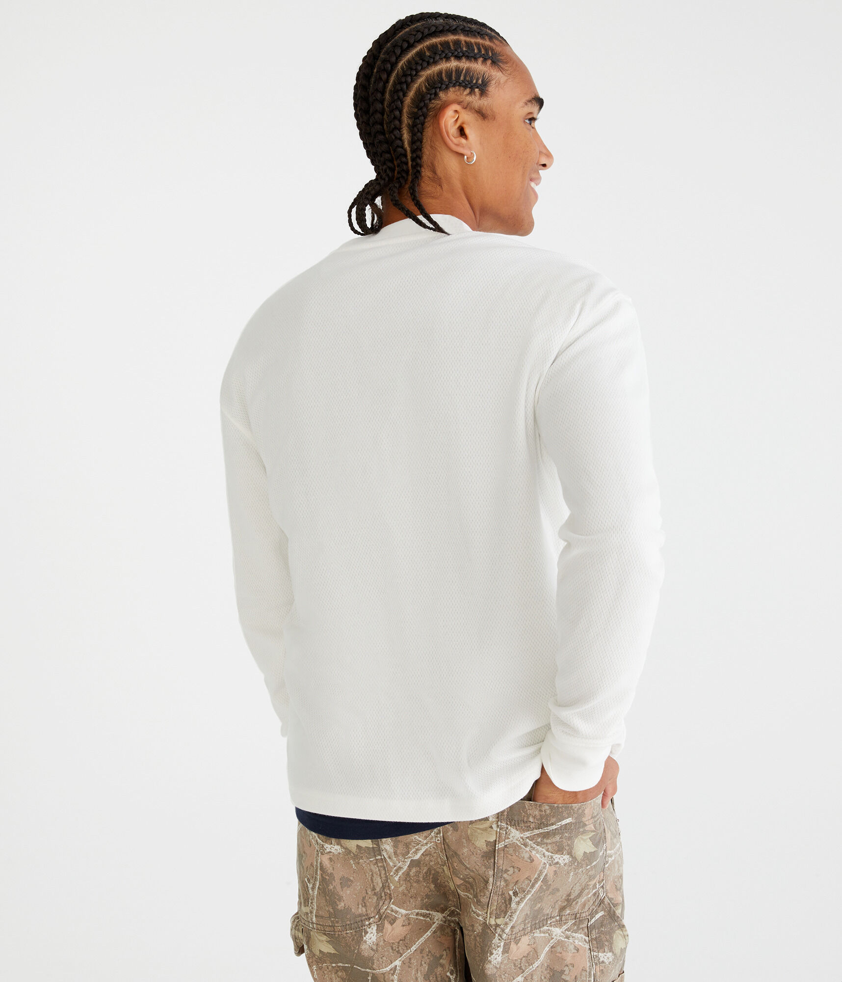 Long Sleeve Aeropostale 1987 Thermal Crew Tee