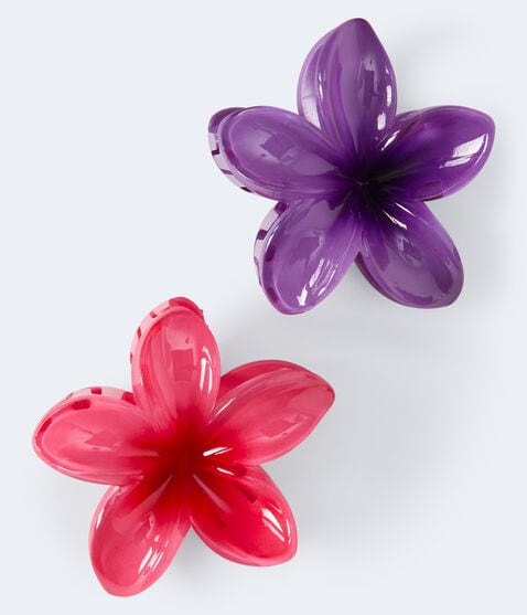 Hibiscus Flower Claw Hair Clip 2-Pack Hibiscus Flower Claw Hair Clip 2-Pack