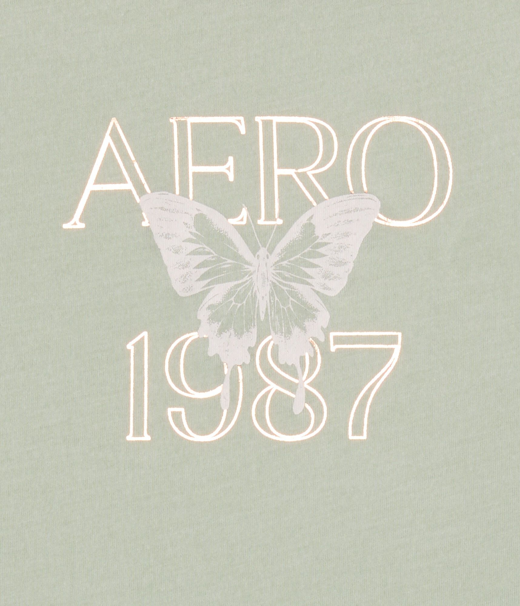 Aero 1987 Butterfly Foil Graphic Tee