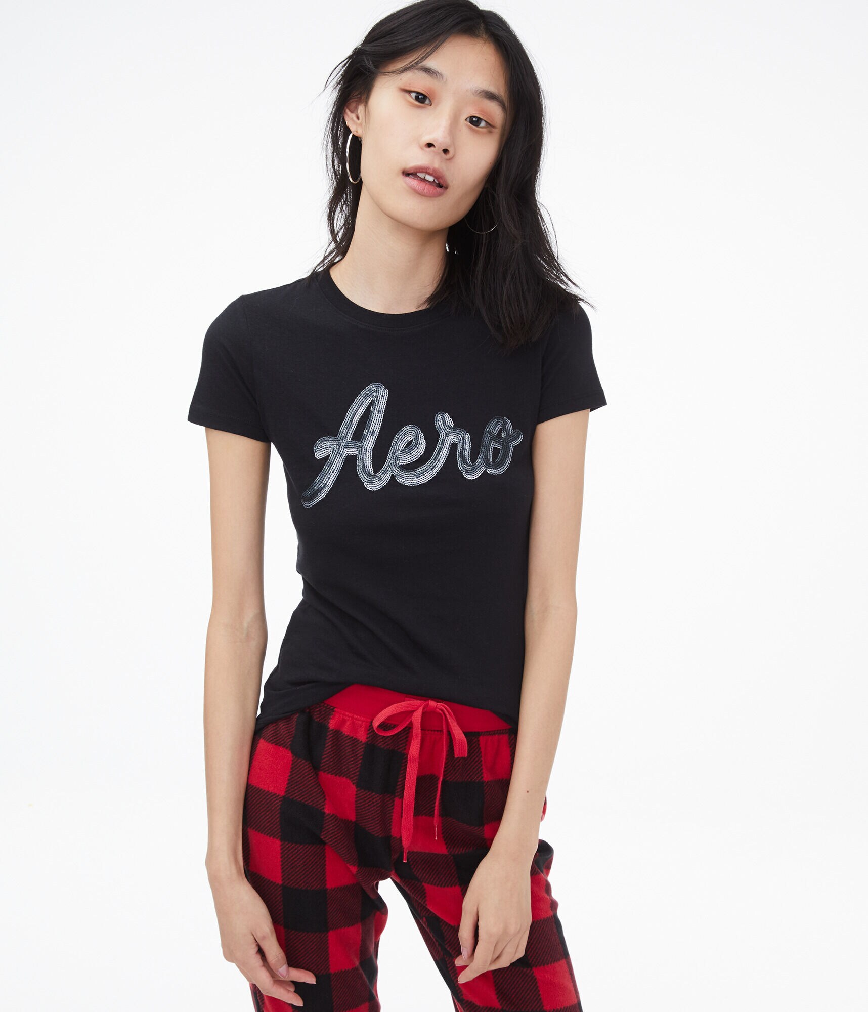 Sequined Aero Graphic Tee