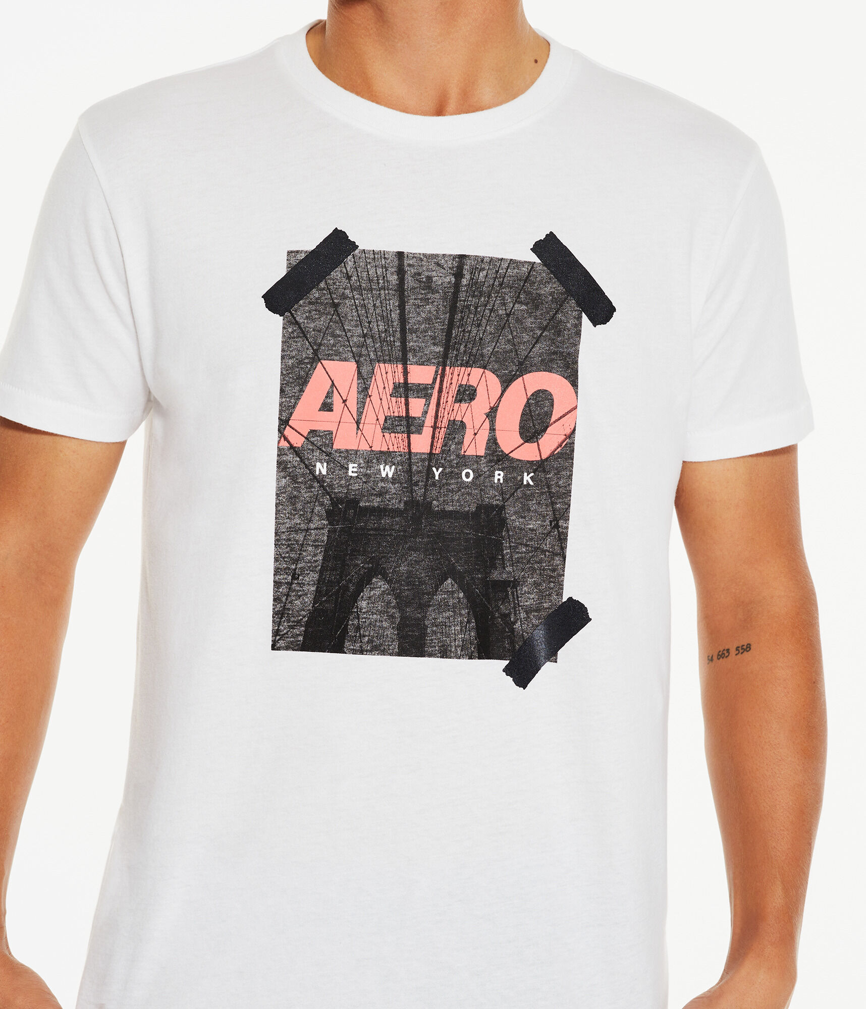 Aero Taped Bridge Photo Graphic Tee