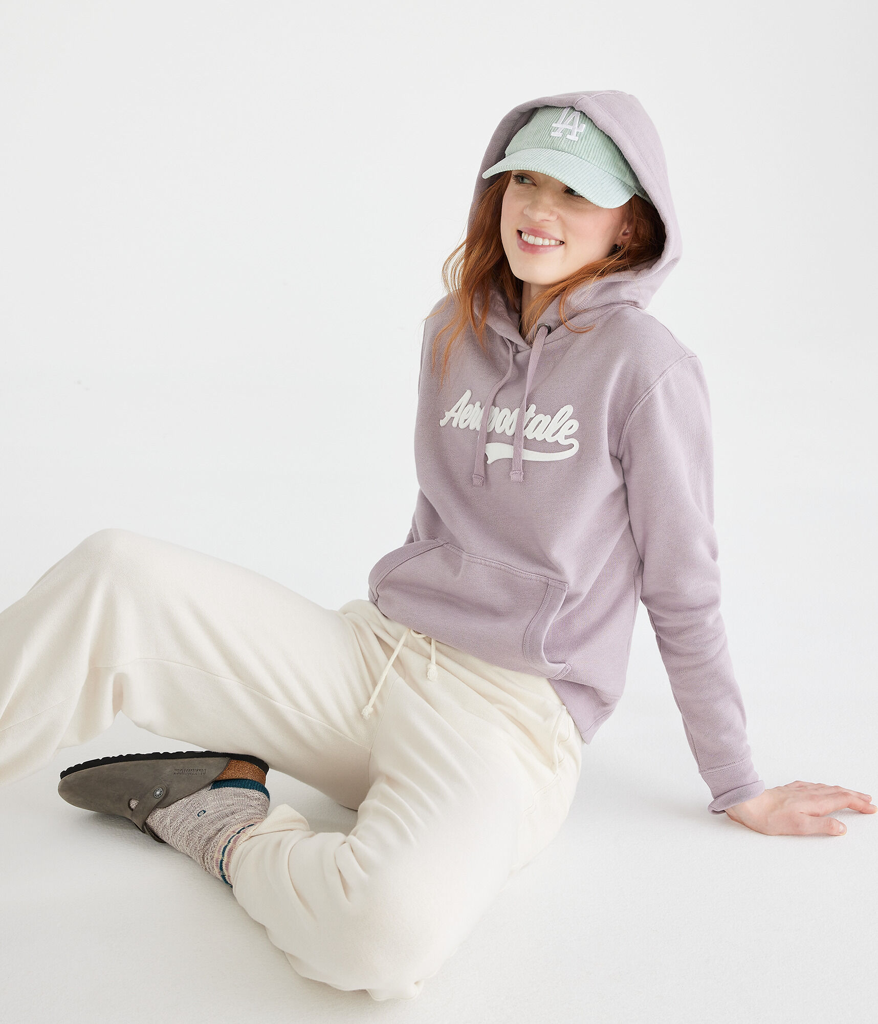 Aeropostale Script Pullover Hoodie