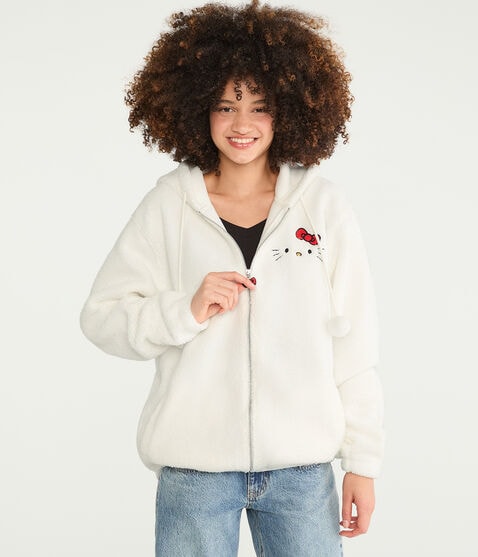 Hello Kitty | Aero Sherpa Fleece Full-Zip Hoodie Hello Kitty | Aero Sherpa Fleece Full-Zip Hoodie
