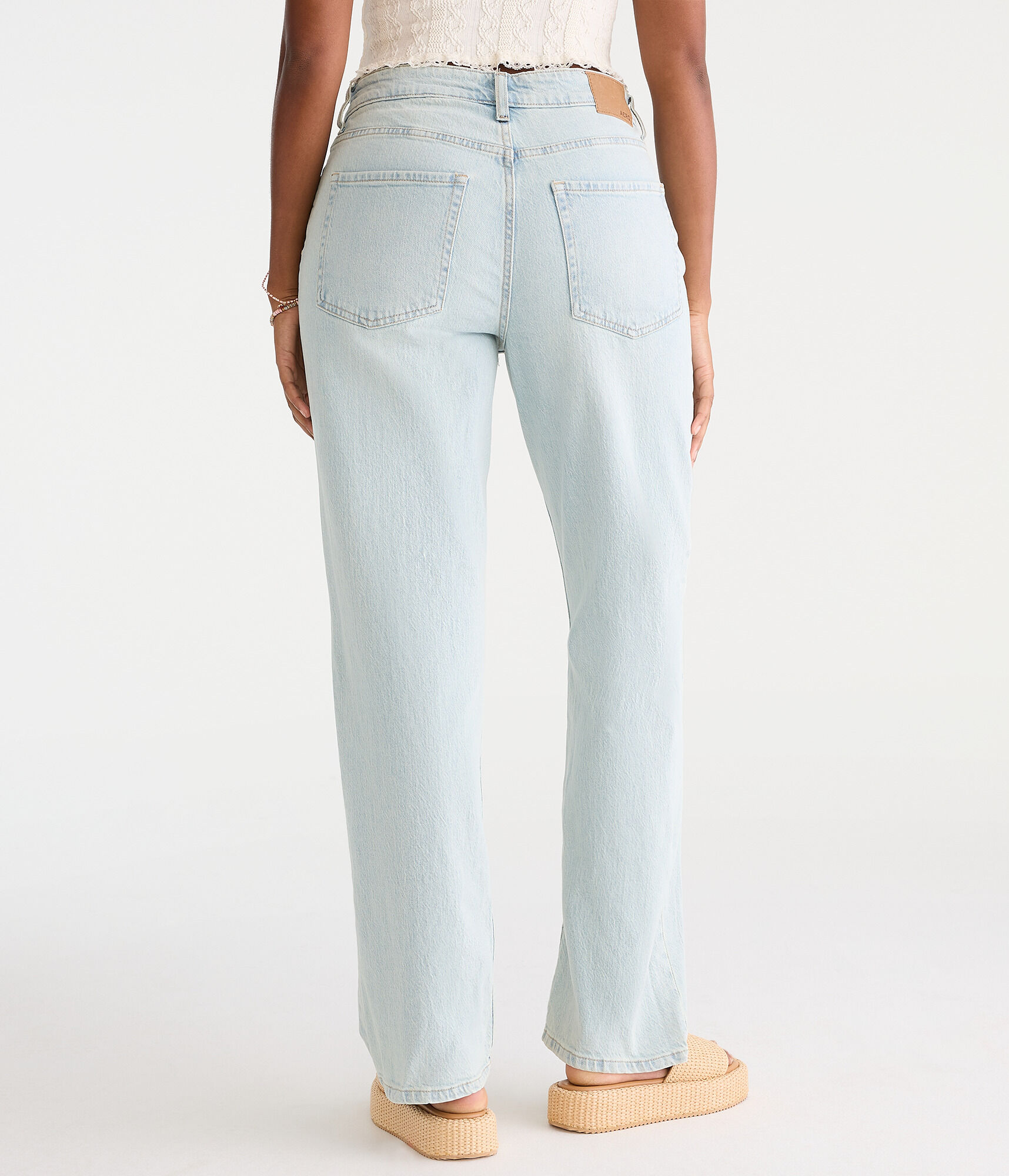 Curvy High-Waisted Baggy Jean