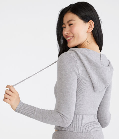 Hooded Full-Zip Sweater Hooded Full-Zip Sweater