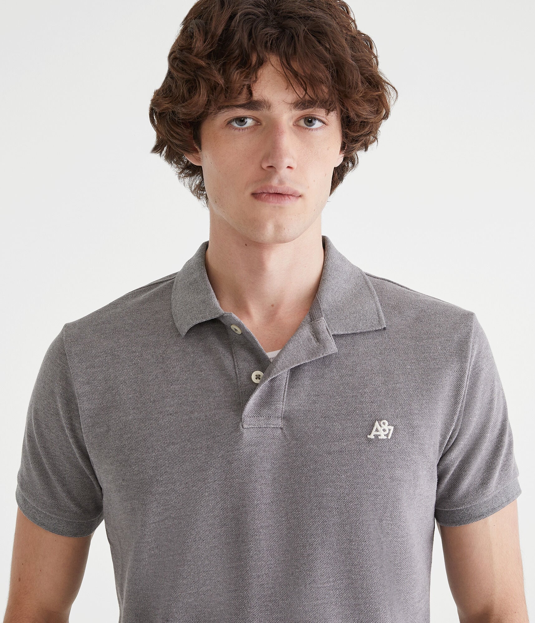 新品　BRIEFING CE LOGO TAPE POLO RELAXED Eco A87 Logo Piqué Polo