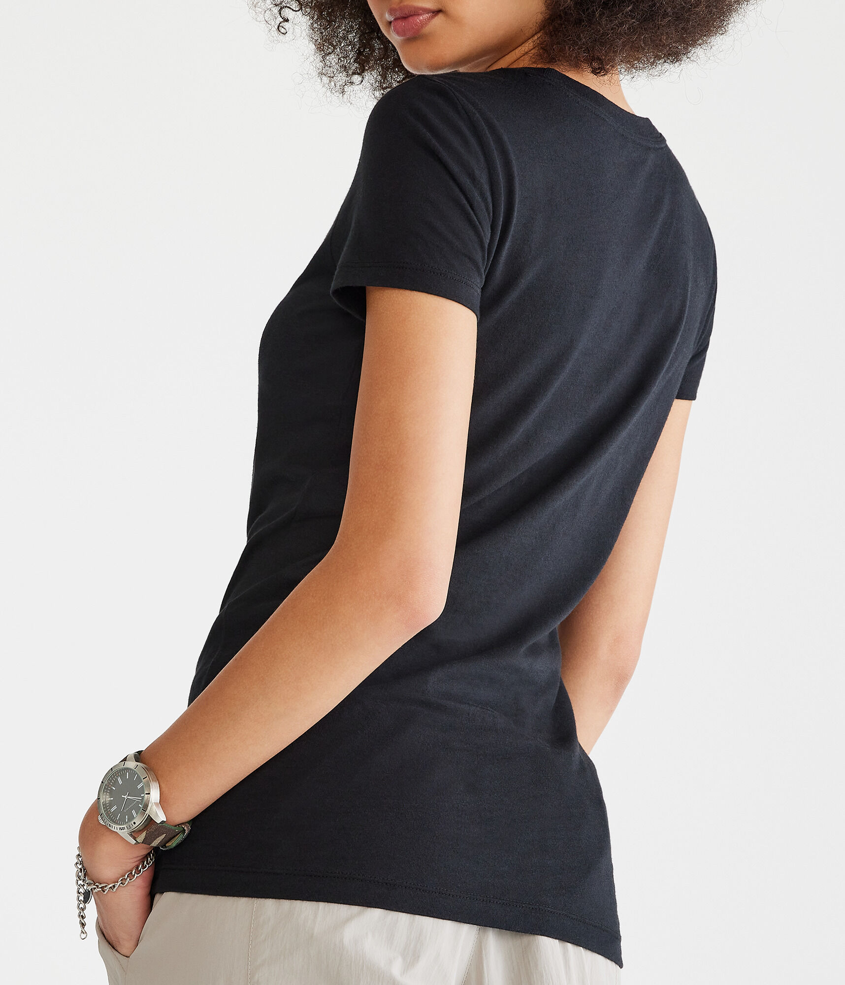 Aeropostale Oval Foil Graphic Tee