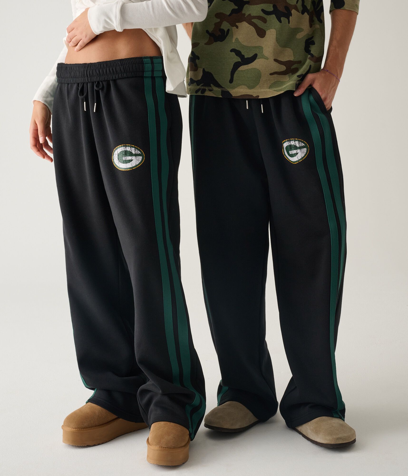 Green Bay Packers Baggy Fleece Track Pants