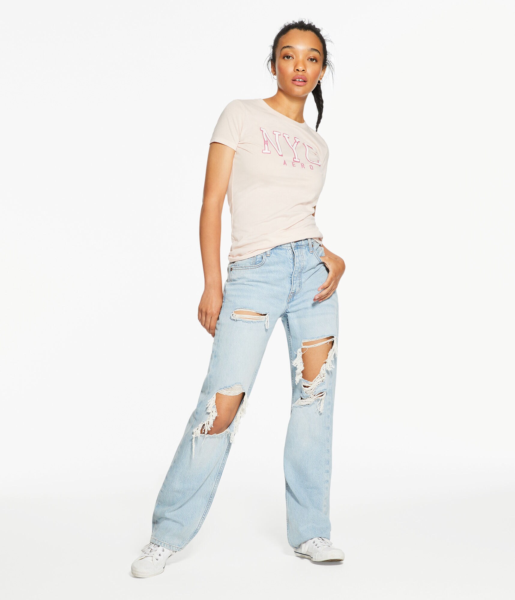 NYC Aero Appliqu&eacute; Graphic Tee