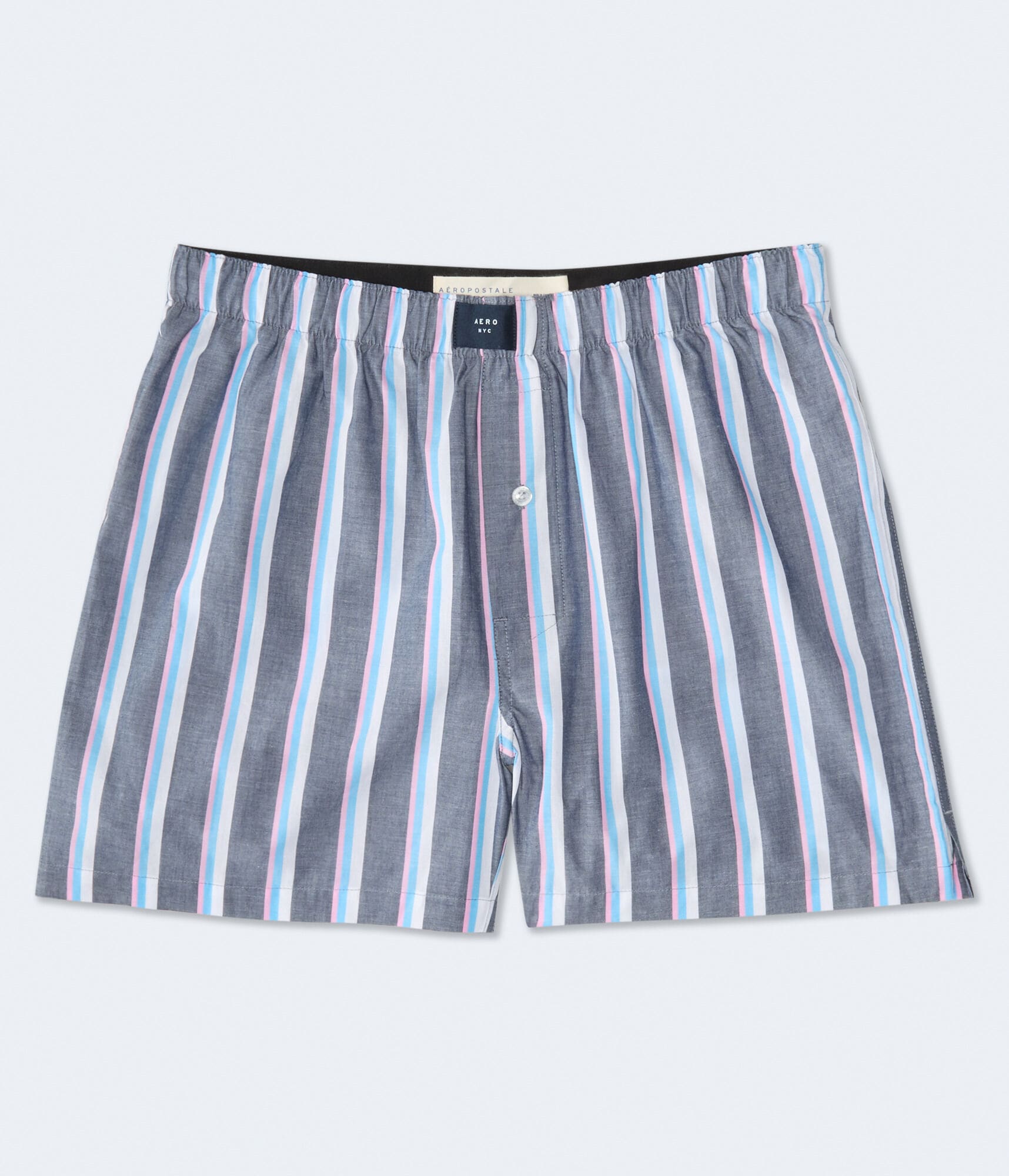Vertical Stripe 4" Woven Boxers