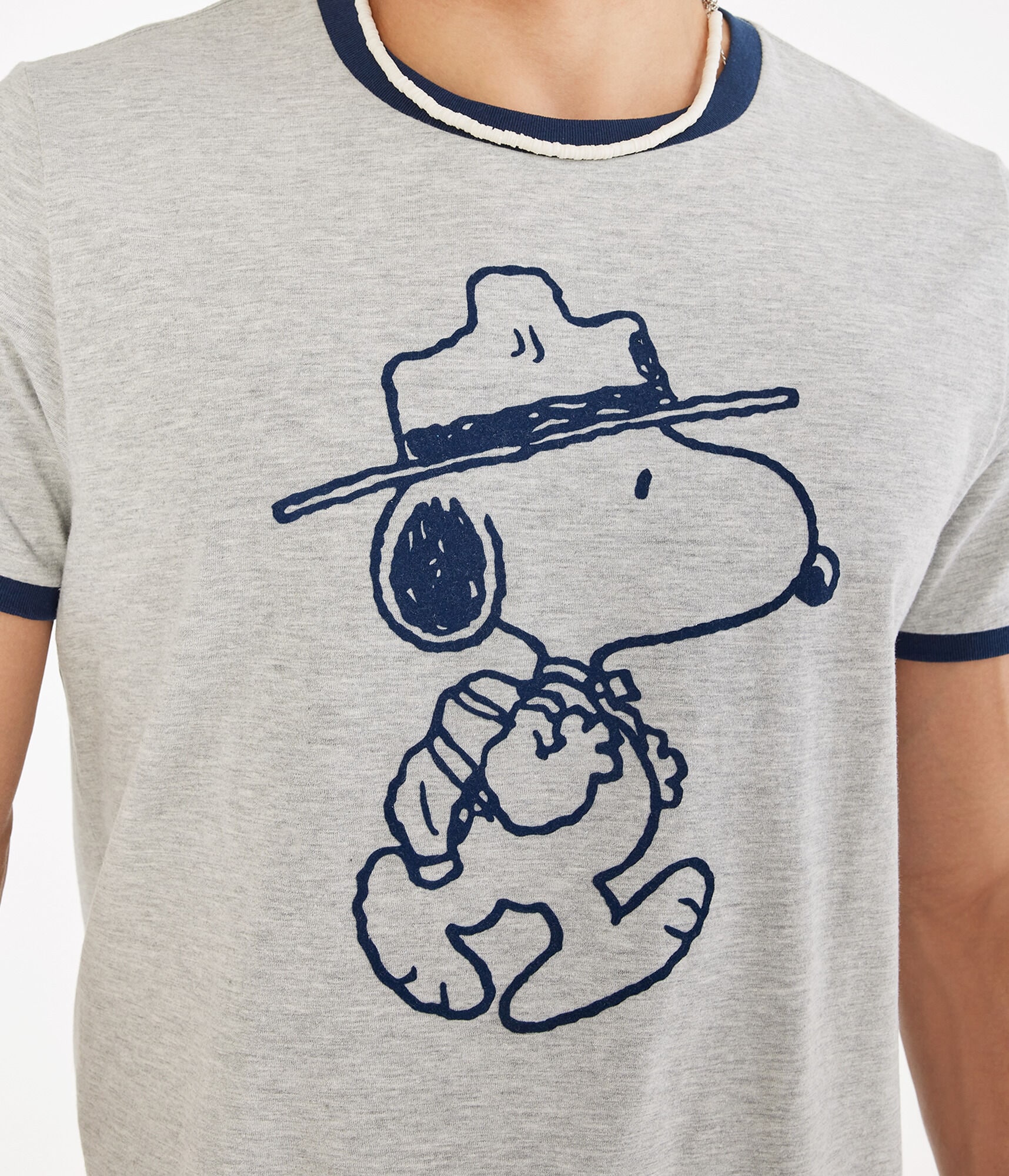 AERO | CAMP SNOOPY™ Scout Leader Relaxed Ringer Tee