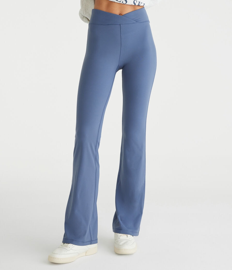 Air Soft Low-Rise Crossover Bootcut Leggings