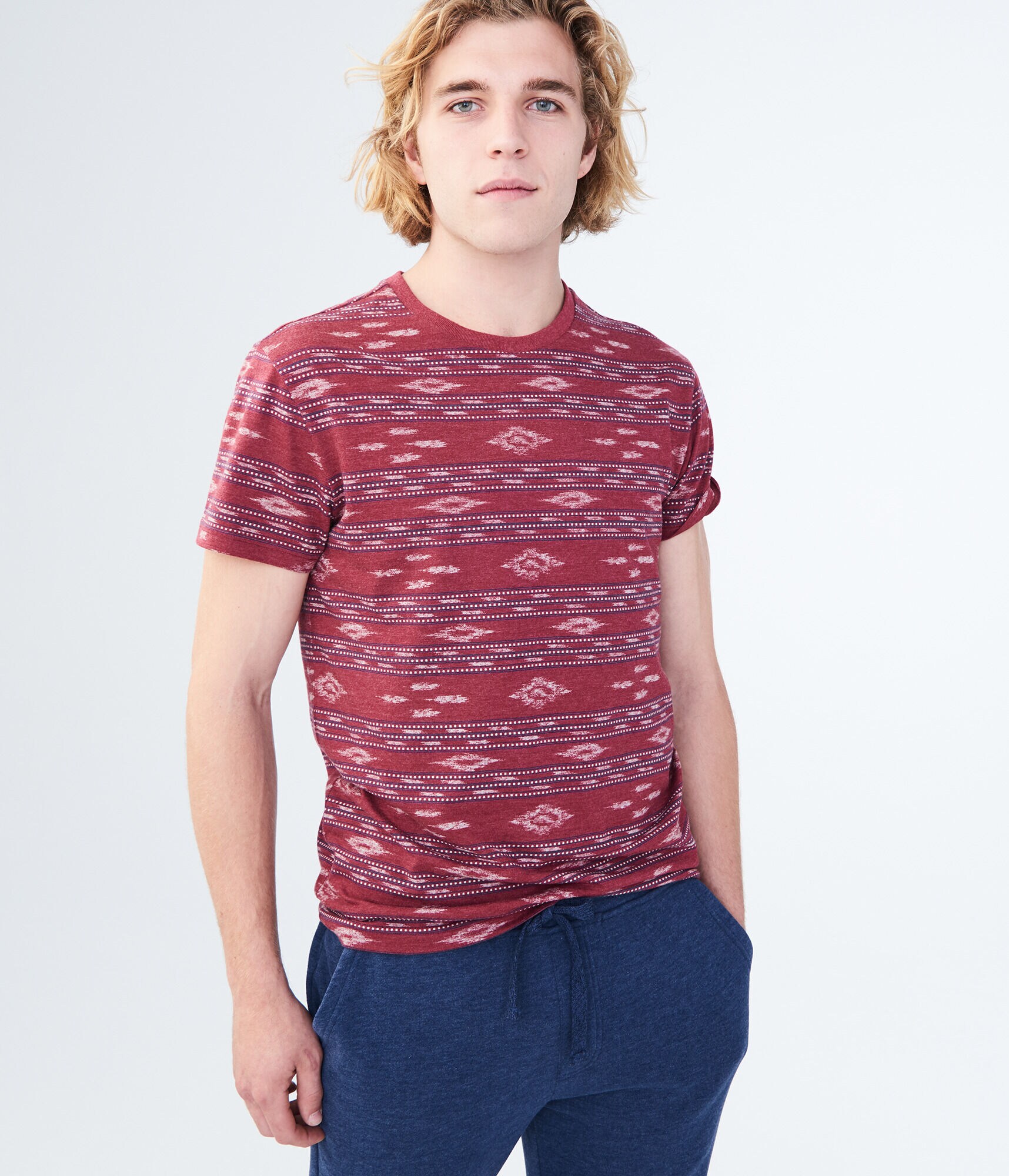 Jacquard Graphic Tee