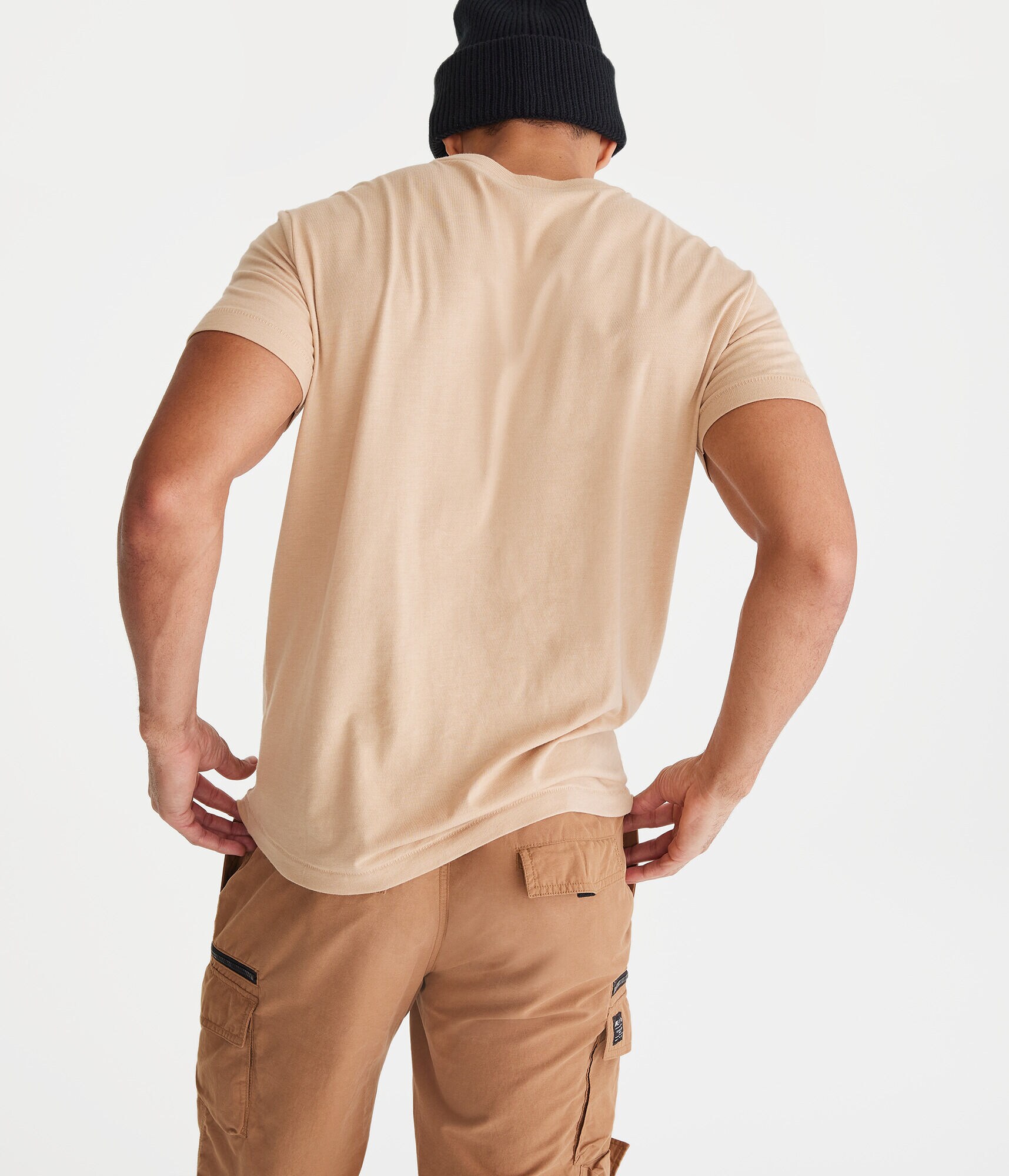 Aero Centered Logo Appliqu&eacute; Graphic Tee