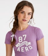 Aero 87 Banner Appliqué Graphic Tee