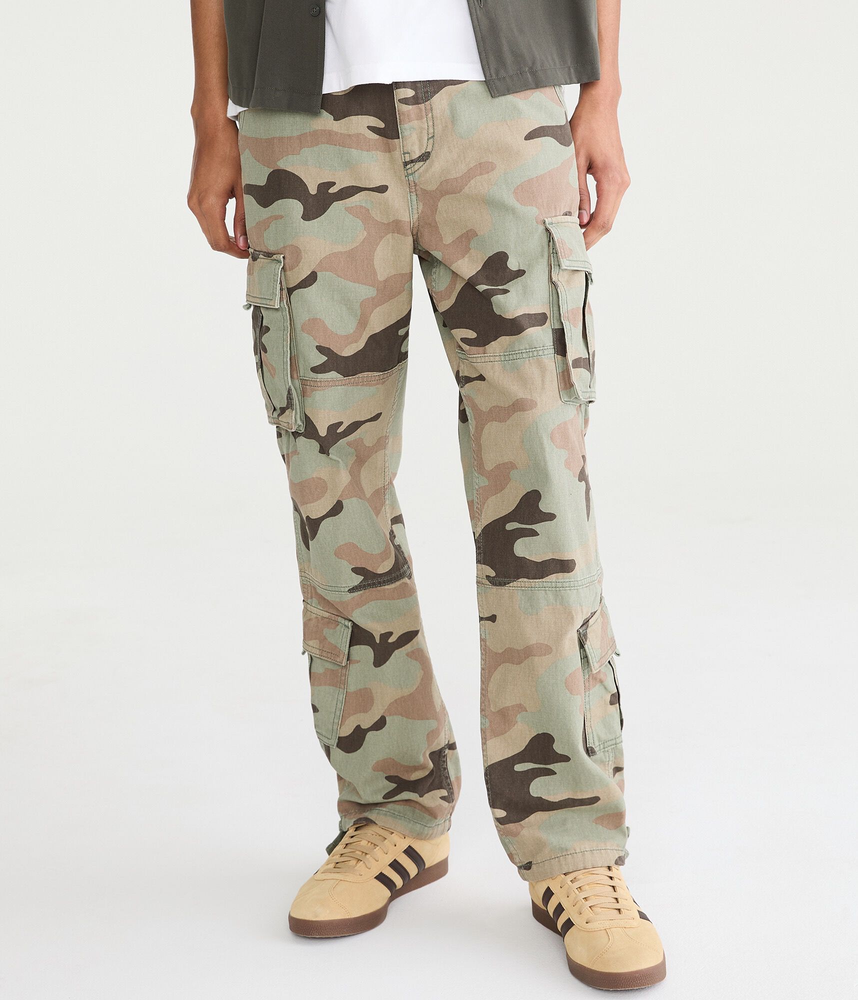 Camo Baggy Cargo Pants