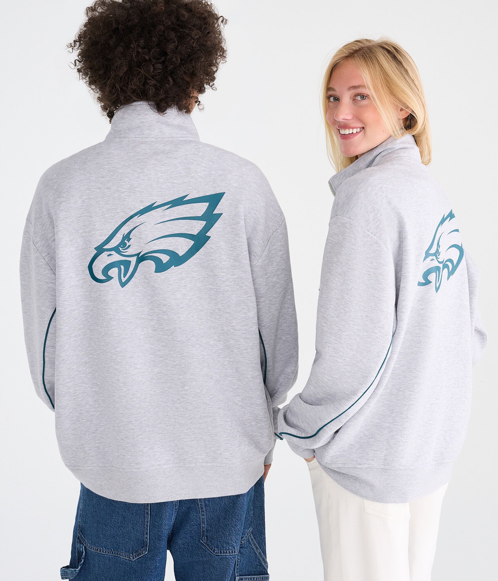 Philadelphia Eagles Quarter-Zip Sweatshirt