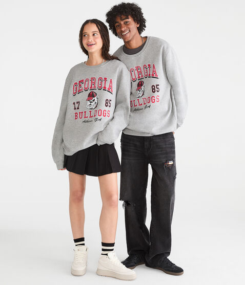 Georgia Bulldogs Crew Sweatshirt Georgia Bulldogs Crew Sweatshirt