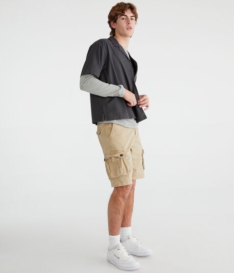 Stretch Twill Cargo Shorts 10"