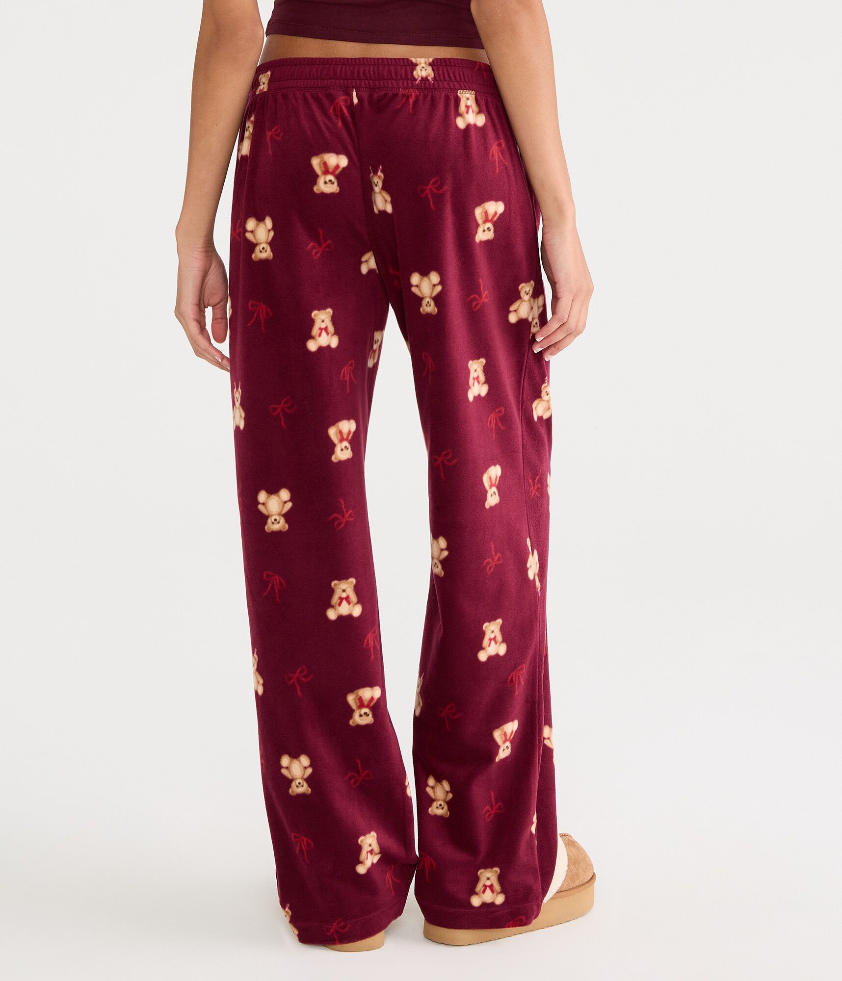 Teddy Bear Polyfleece Sleep Pants