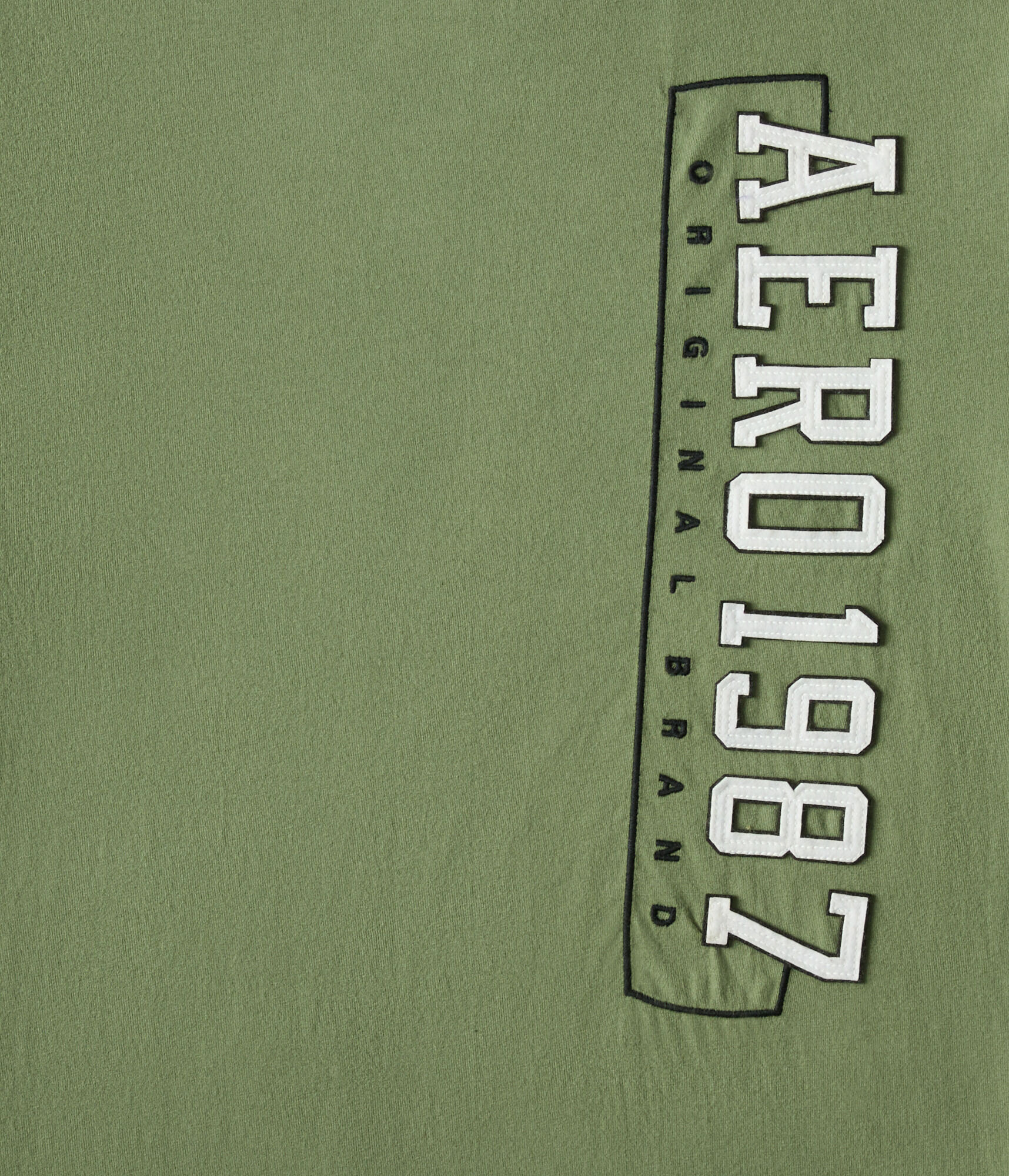 Aeropostale 1987 Vertical Appliqu&eacute; Graphic Tee