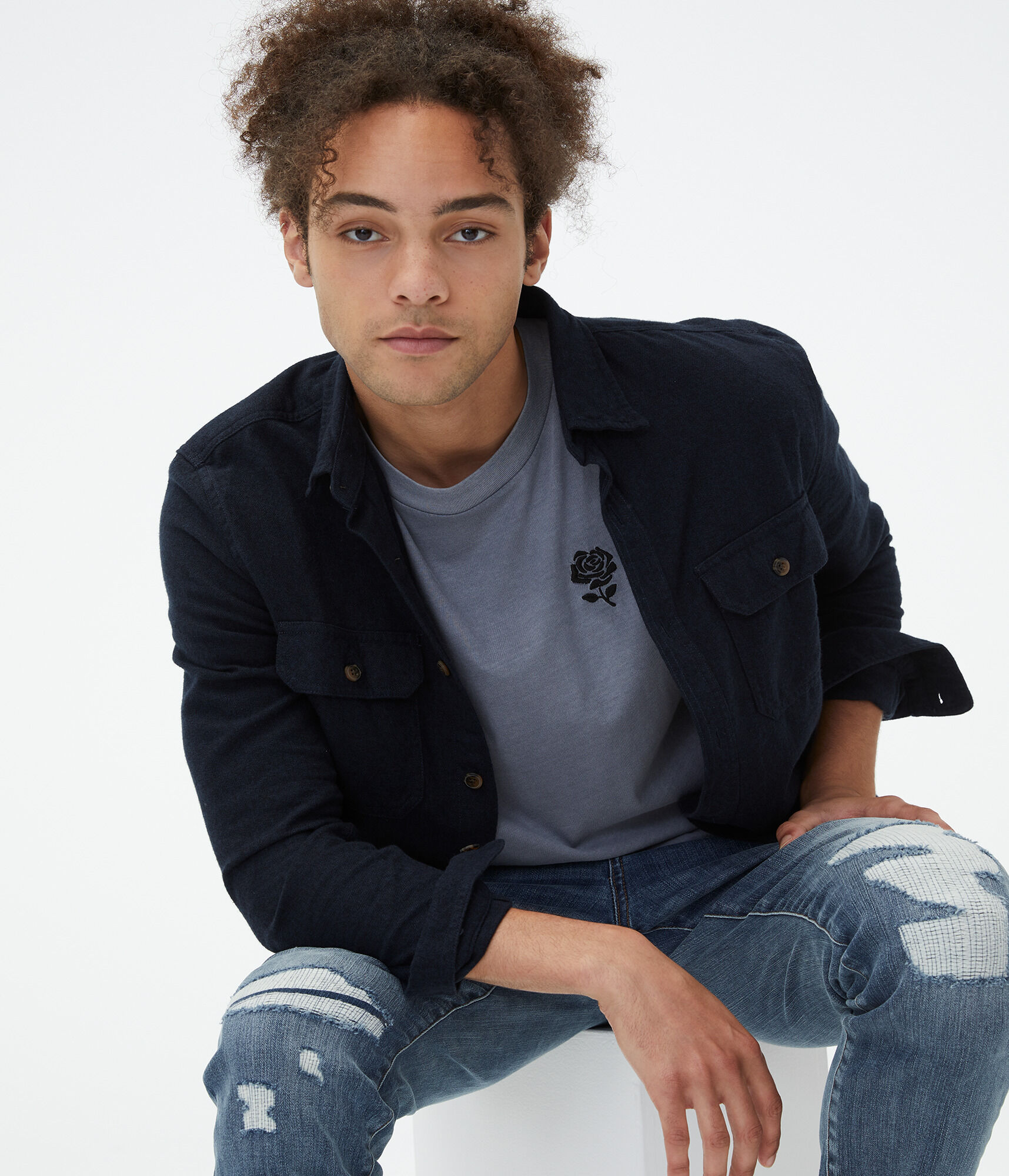 Long Sleeve Flannel Workwear Shirt