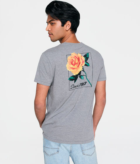 Aeropostale Rose Graphic Tee Aeropostale Rose Graphic Tee