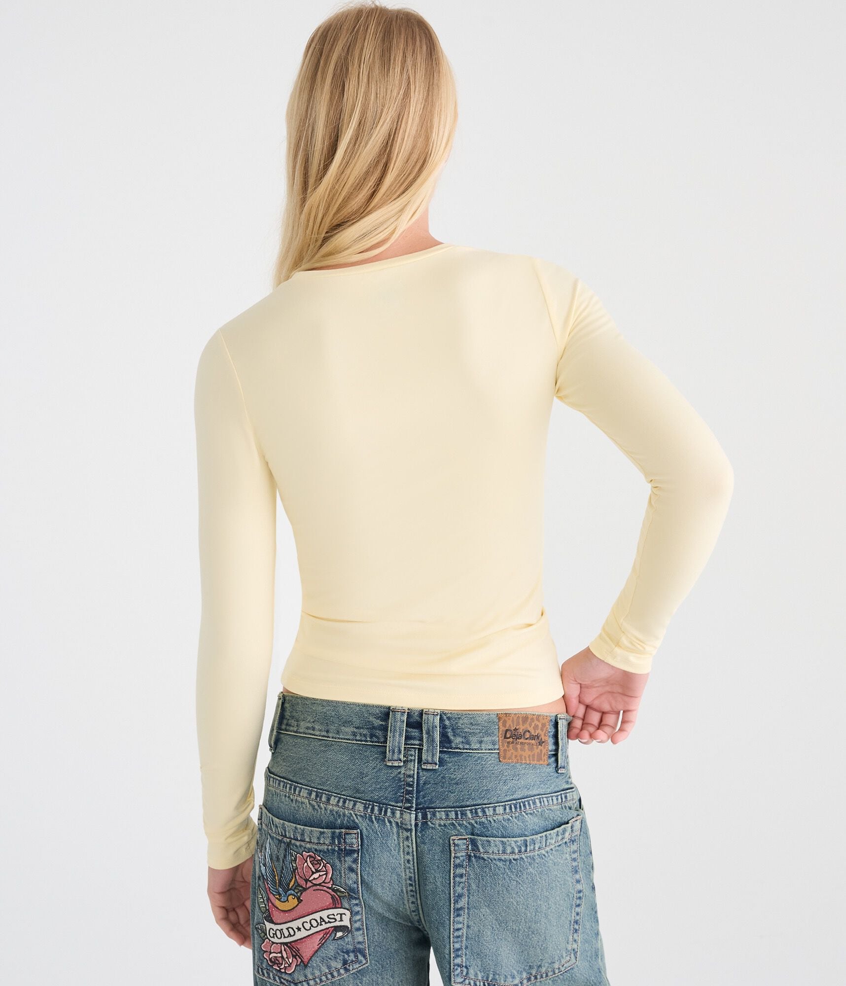 D&eacute;j&agrave; For Aero Long Sleeve Buttery Soft Crew Tee
