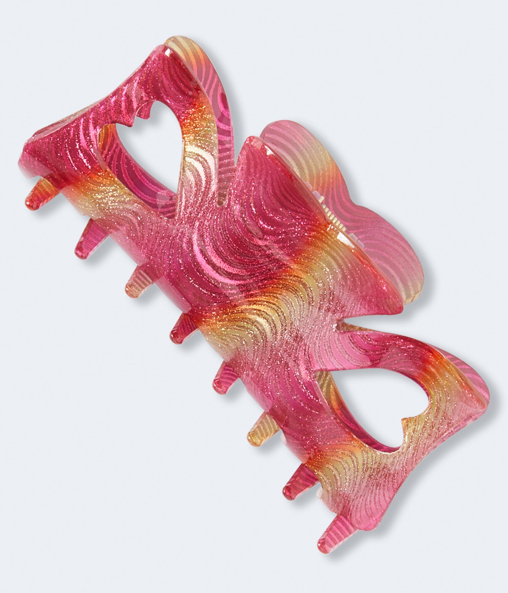 Ombr&eacute; Glitter Claw Hair Clip