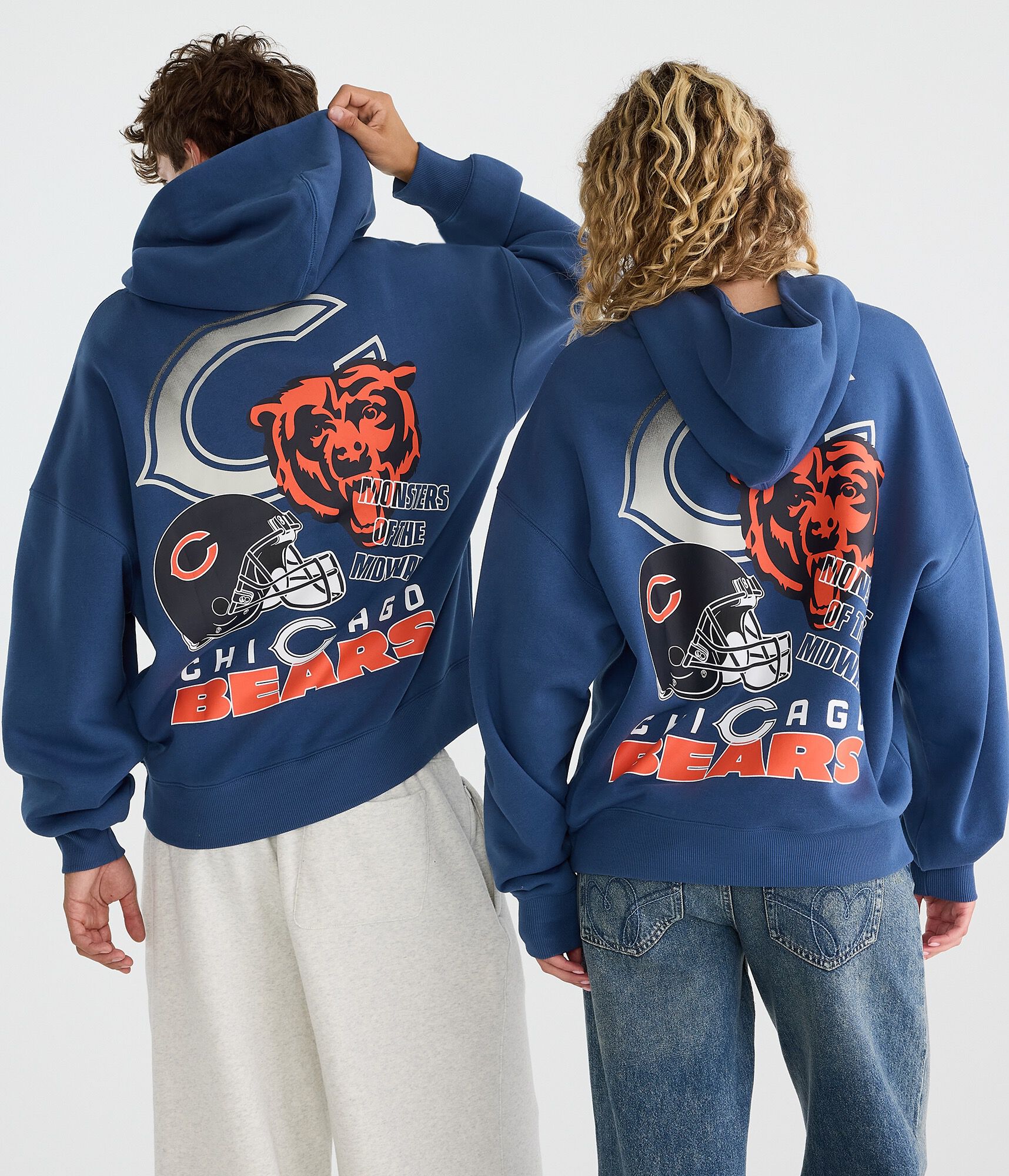 Chicago Bears Helmet Pullover Hoodie