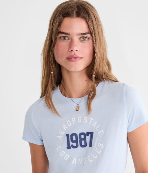 Aeropostale 1987 Appliqué Graphic Tee Aeropostale 1987 Appliqué Graphic Tee