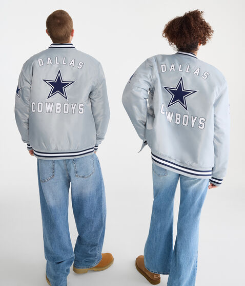 Dallas Cowboys Satin Bomber Jacket Dallas Cowboys Satin Bomber Jacket