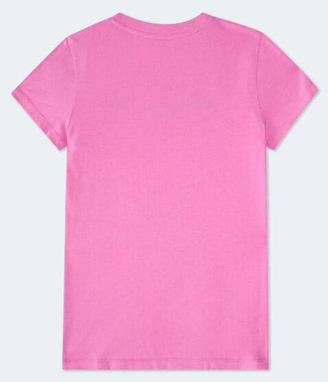 Aeropostale Script Glitter Graphic Tee Aeropostale Script Glitter Graphic Tee
