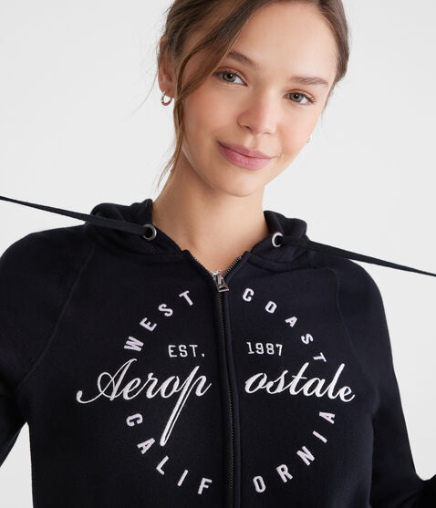 Aeropostale West Coast Full-Zip Hoodie Aeropostale West Coast Full-Zip Hoodie