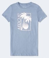 Aero 87 Palm Tree Foil Graphic Tee