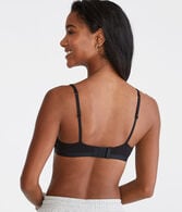 Ribbed Logo Triangle Bra