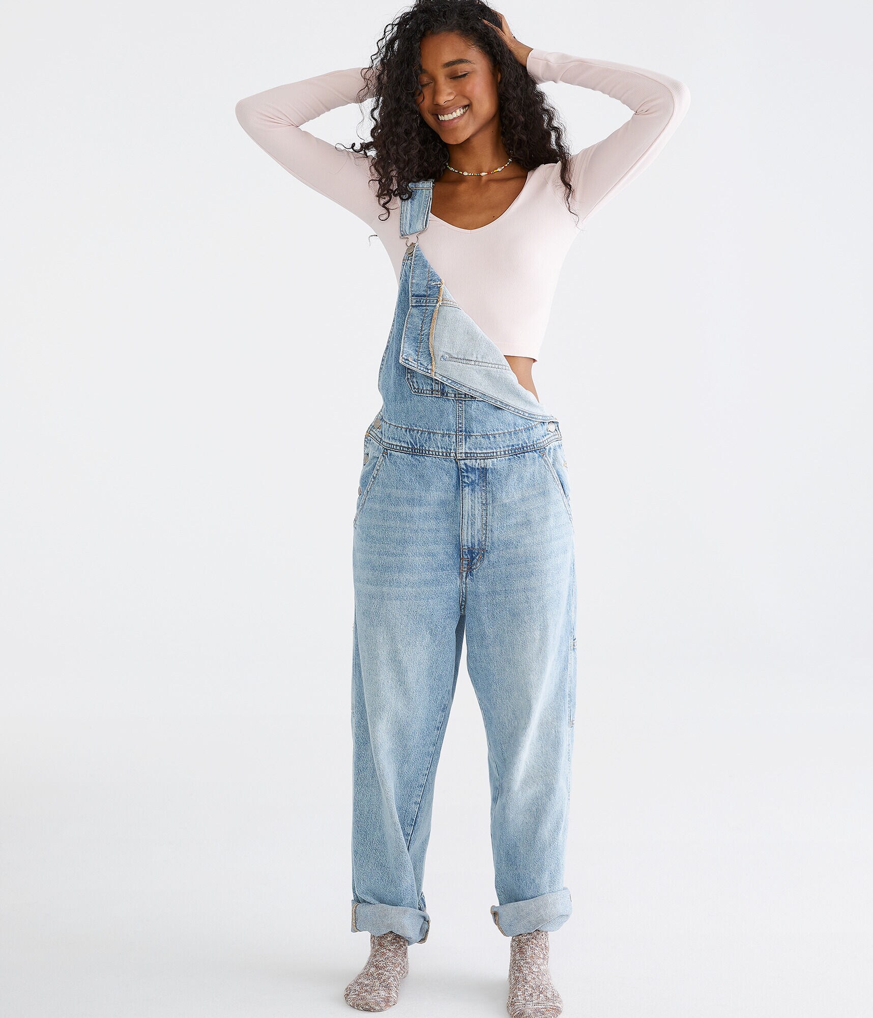 Long Sleeve Seamless Wear 3 Ways Crop Top