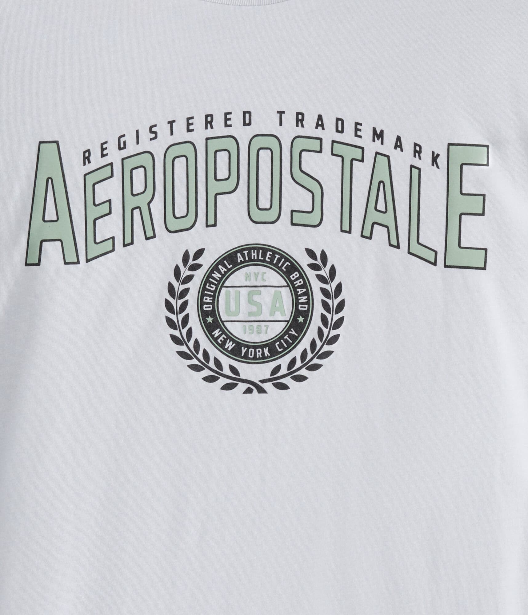 Aeropostale Laurels Logo Graphic Tee