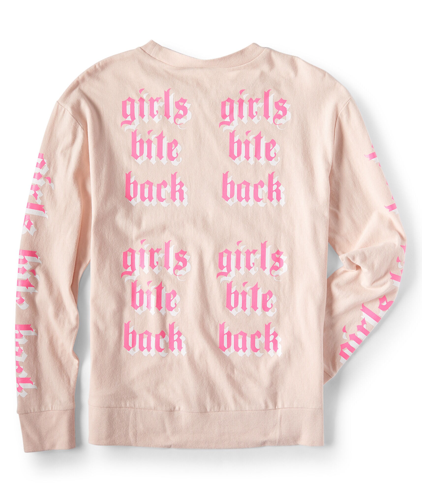 Long Sleeve Girls Bite Back Graphic Tee