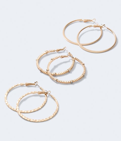 Thin Hoop Earring 3-Pack Thin Hoop Earring 3-Pack
