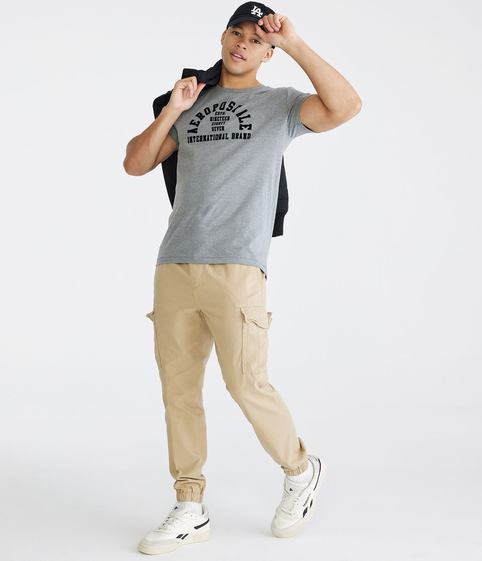 Twill Cargo Joggers