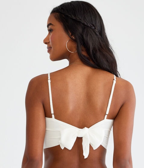 Lace Tie-Back Cropped Cami Lace Tie-Back Cropped Cami