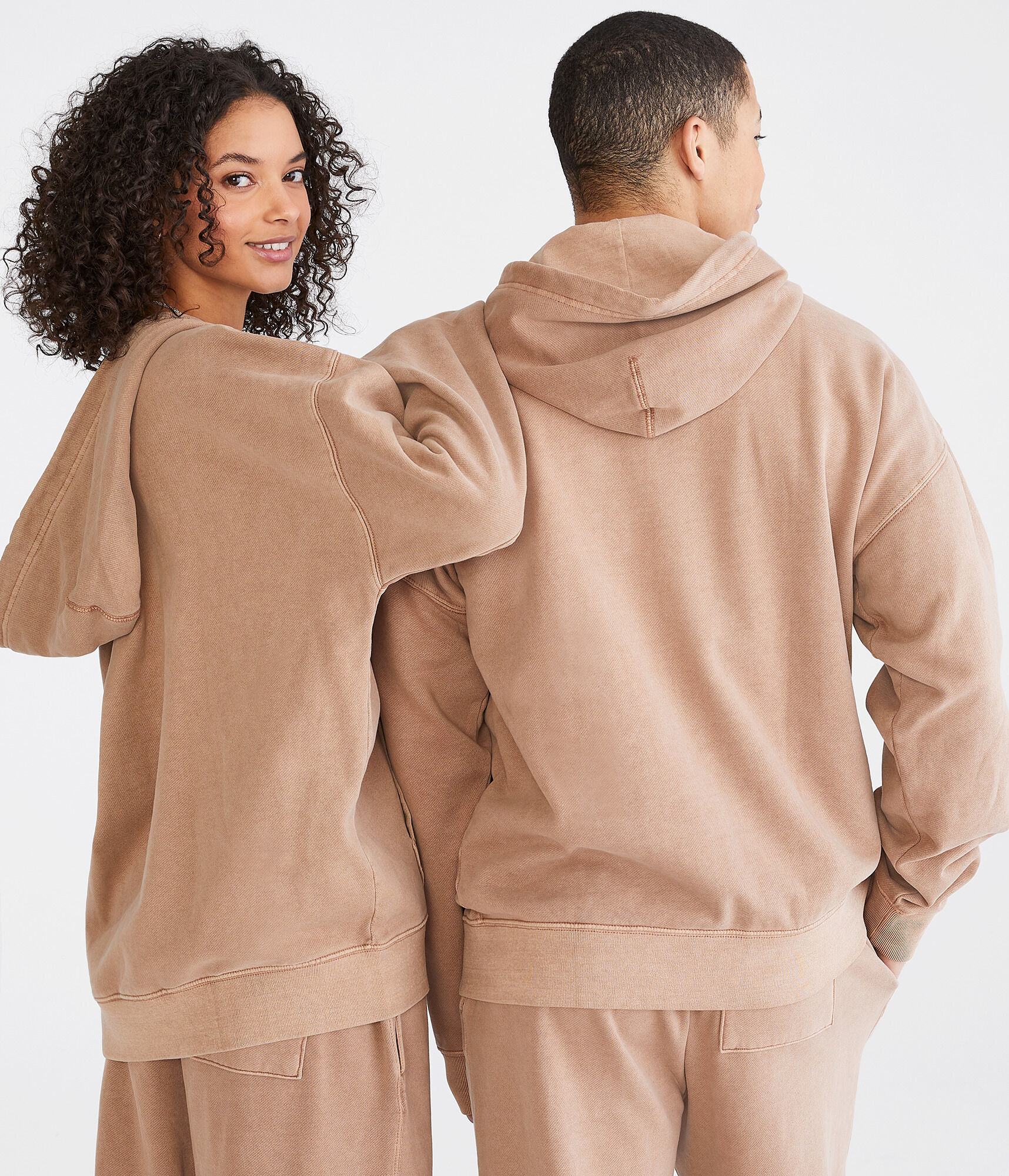 Essentials Washed Full-Zip Hoodie