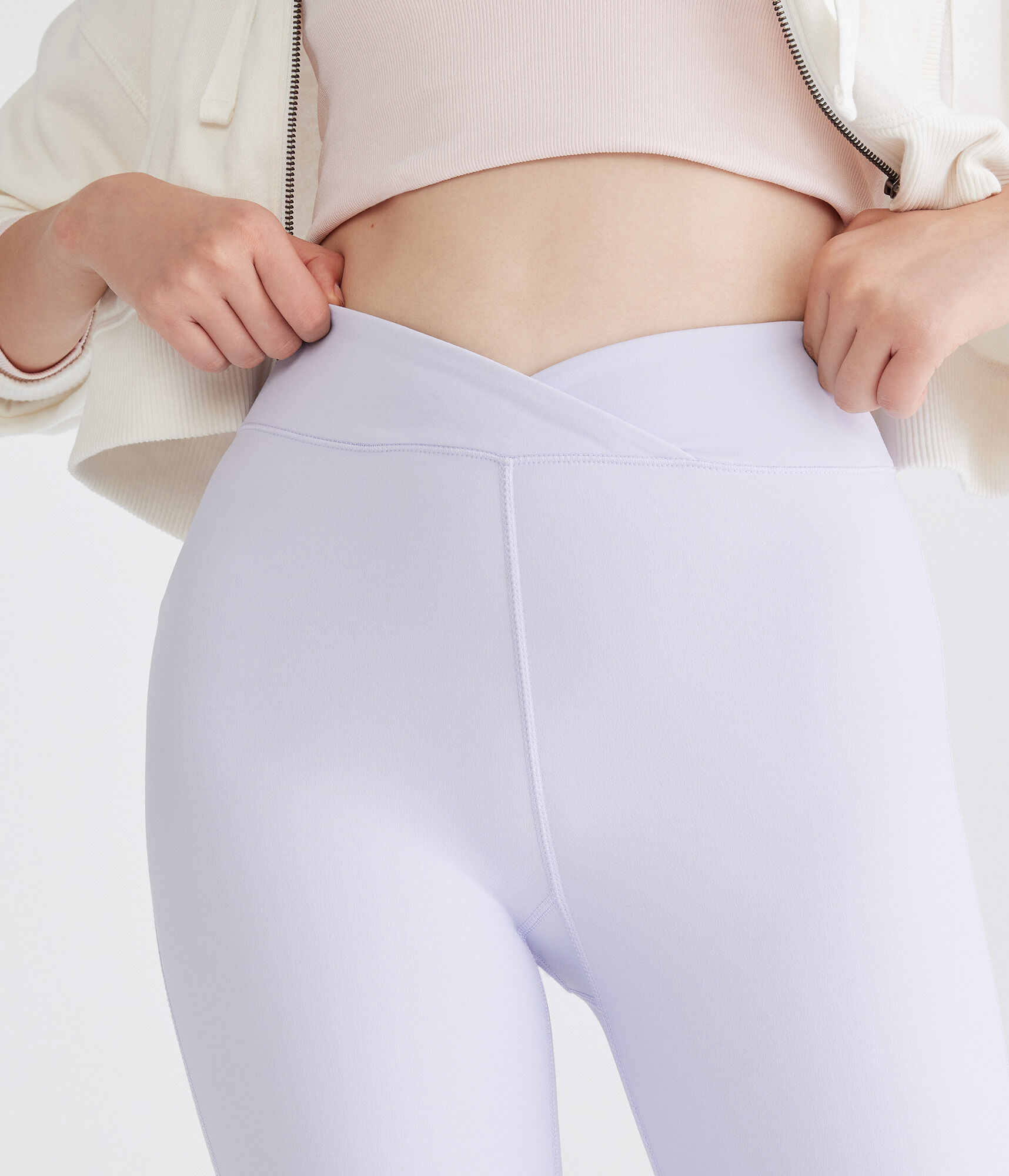 Air Soft Low-Rise Crossover Bootcut Leggings