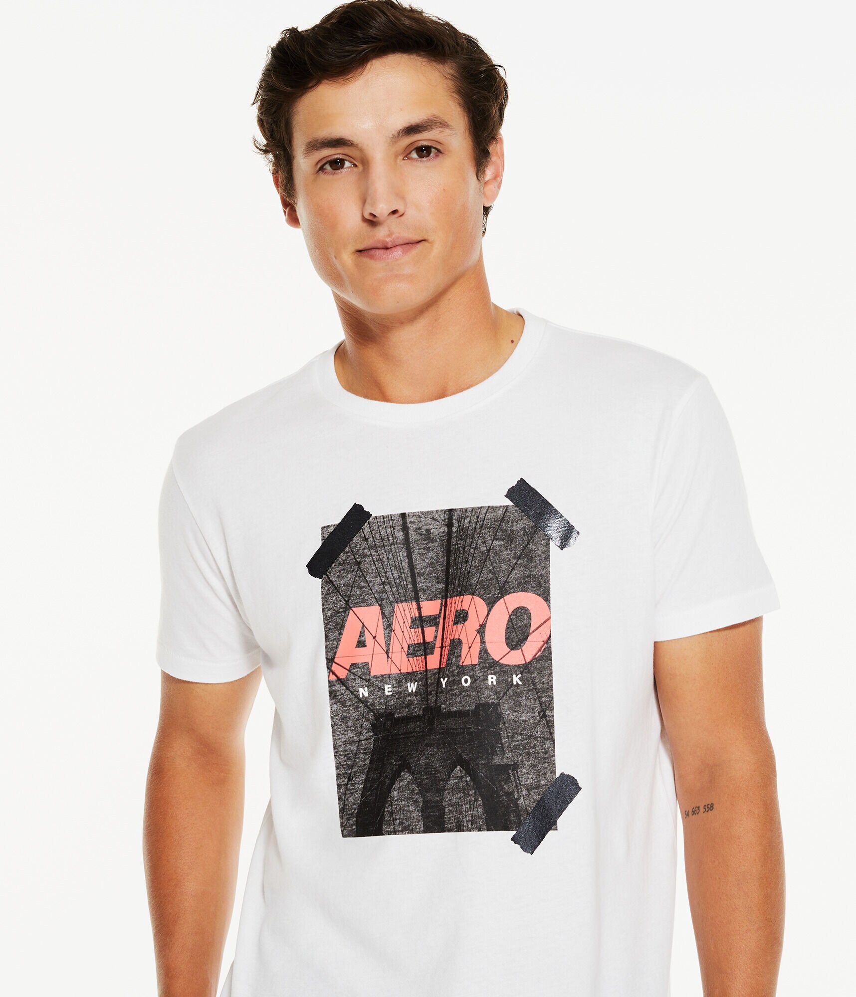 Aero Taped Bridge Photo Graphic Tee