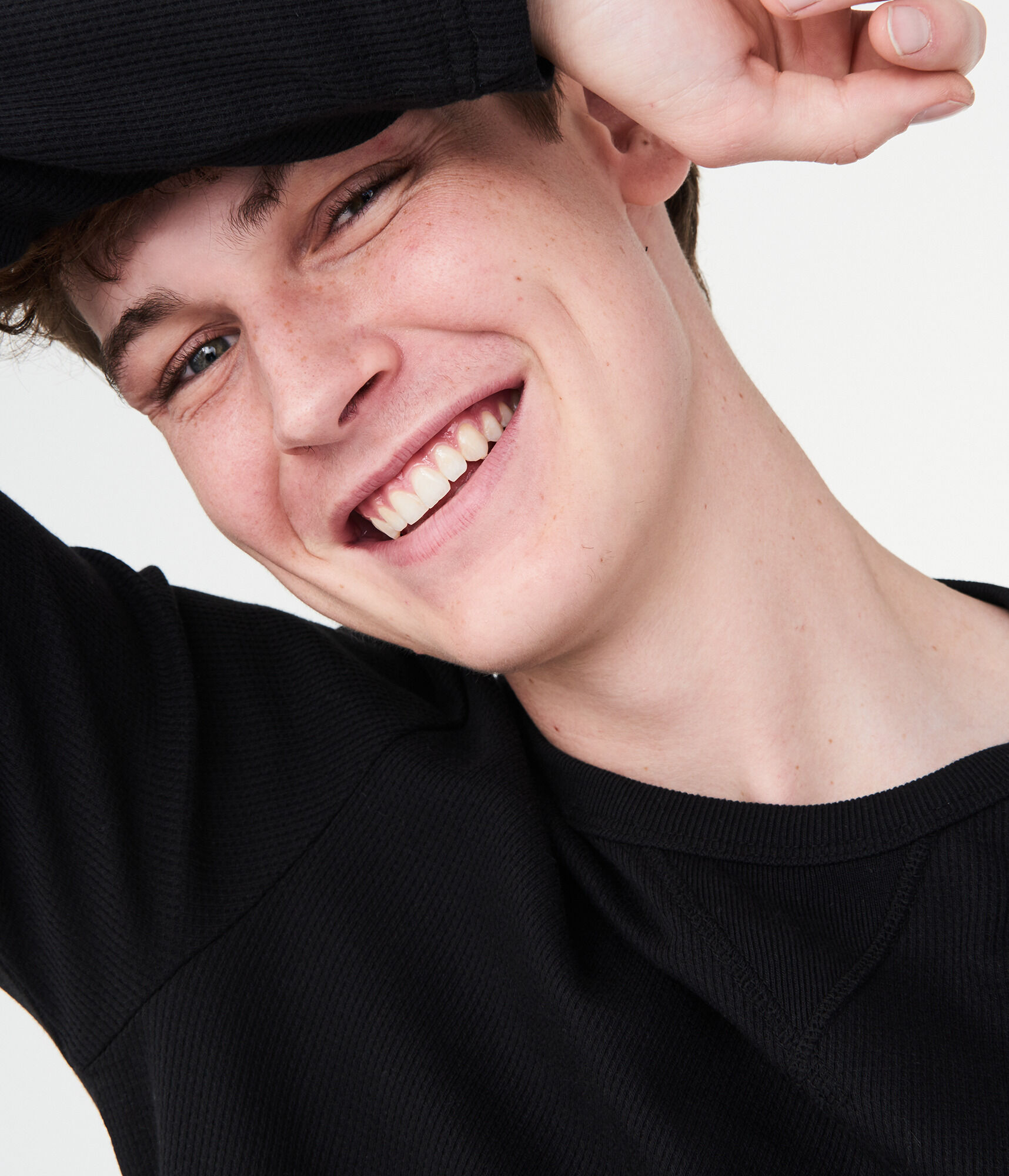 Long Sleeve Solid Thermal Crew Tee