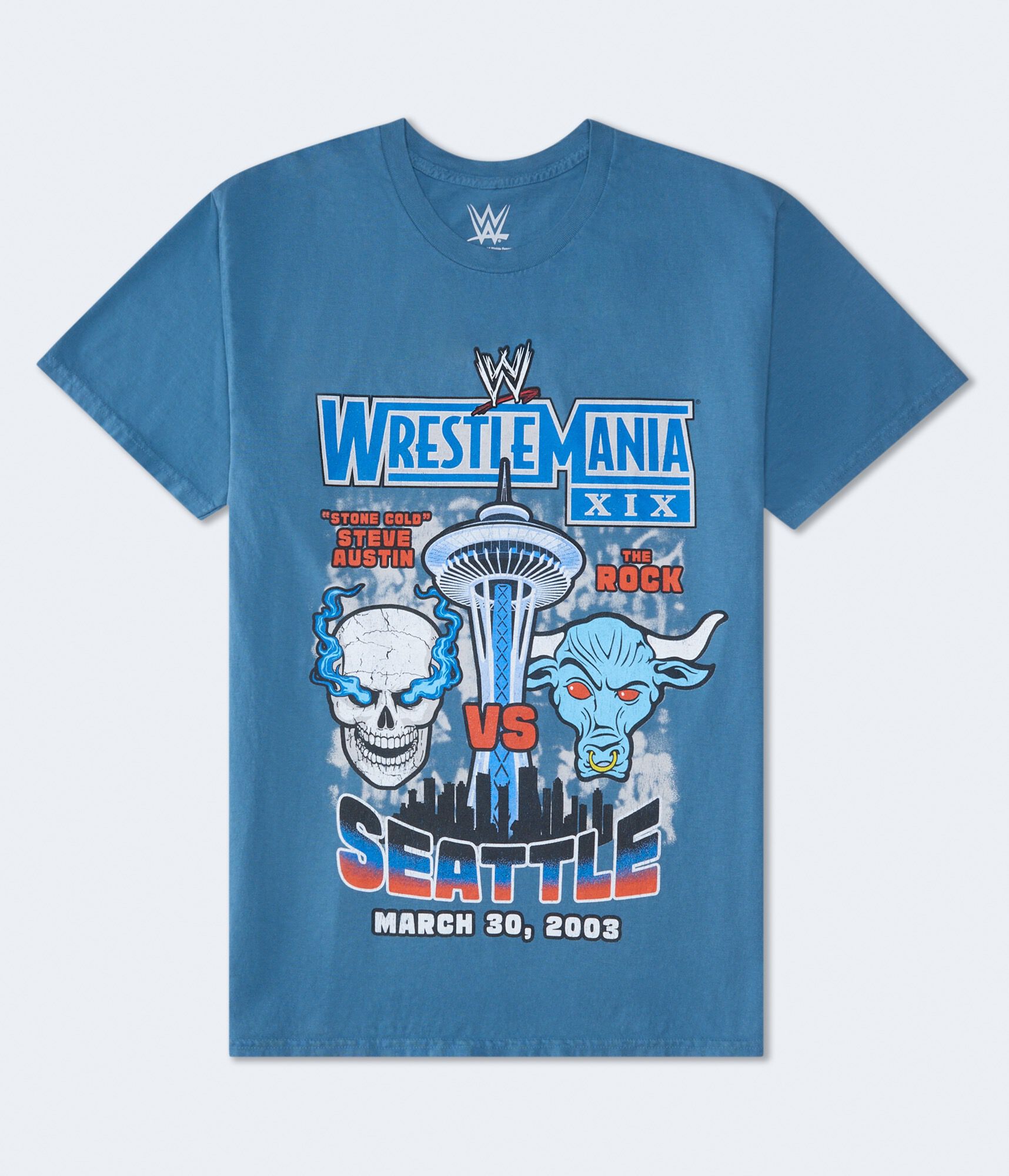 WWE WrestleMania XIX Seattle Relaxed Graphic Tee