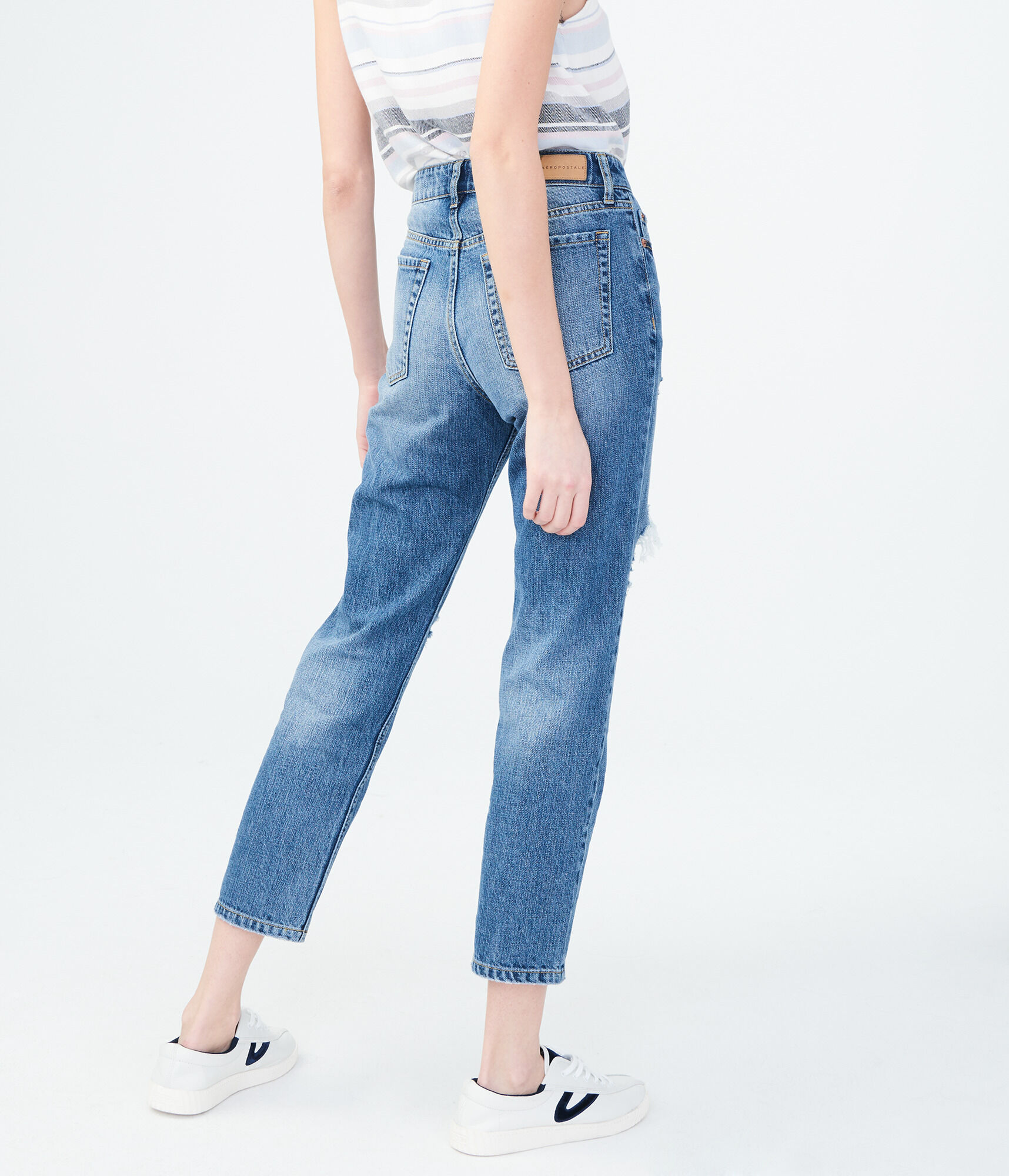 High-Waisted Cheeky Skinny Crop Jean